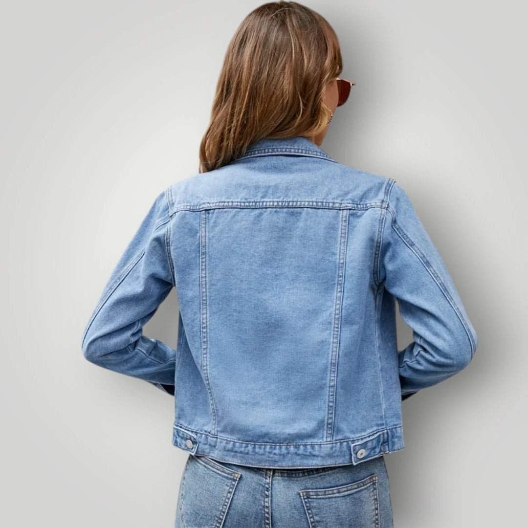Veste en jean femme classique