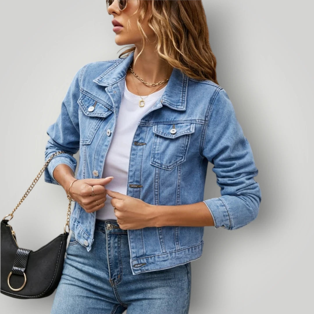Veste en jean femme classique