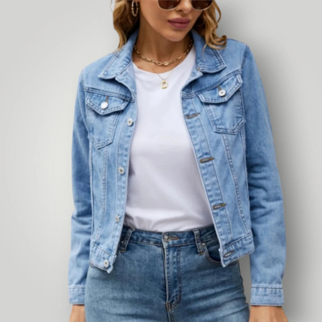Veste en jean femme classique