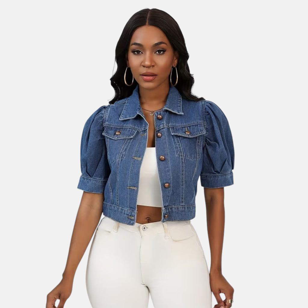 Veste en jean femme ajustée