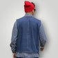 Gilet en jean bleu sans manche homme