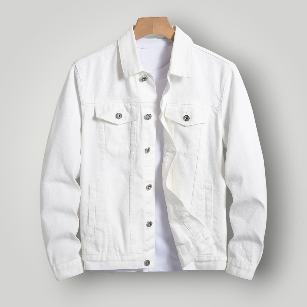 Veste en jean légère homme