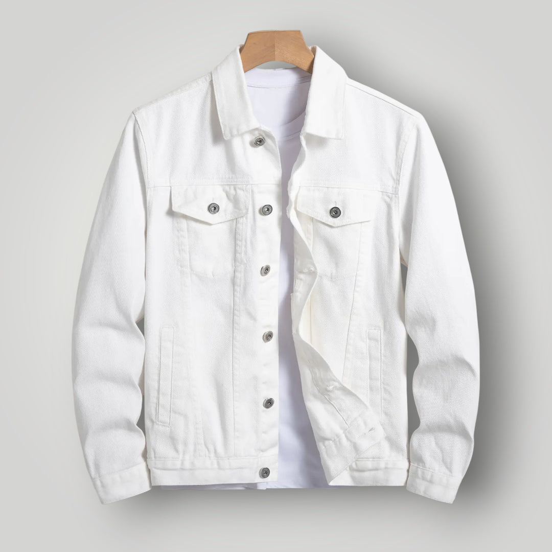 Veste en jean légère homme