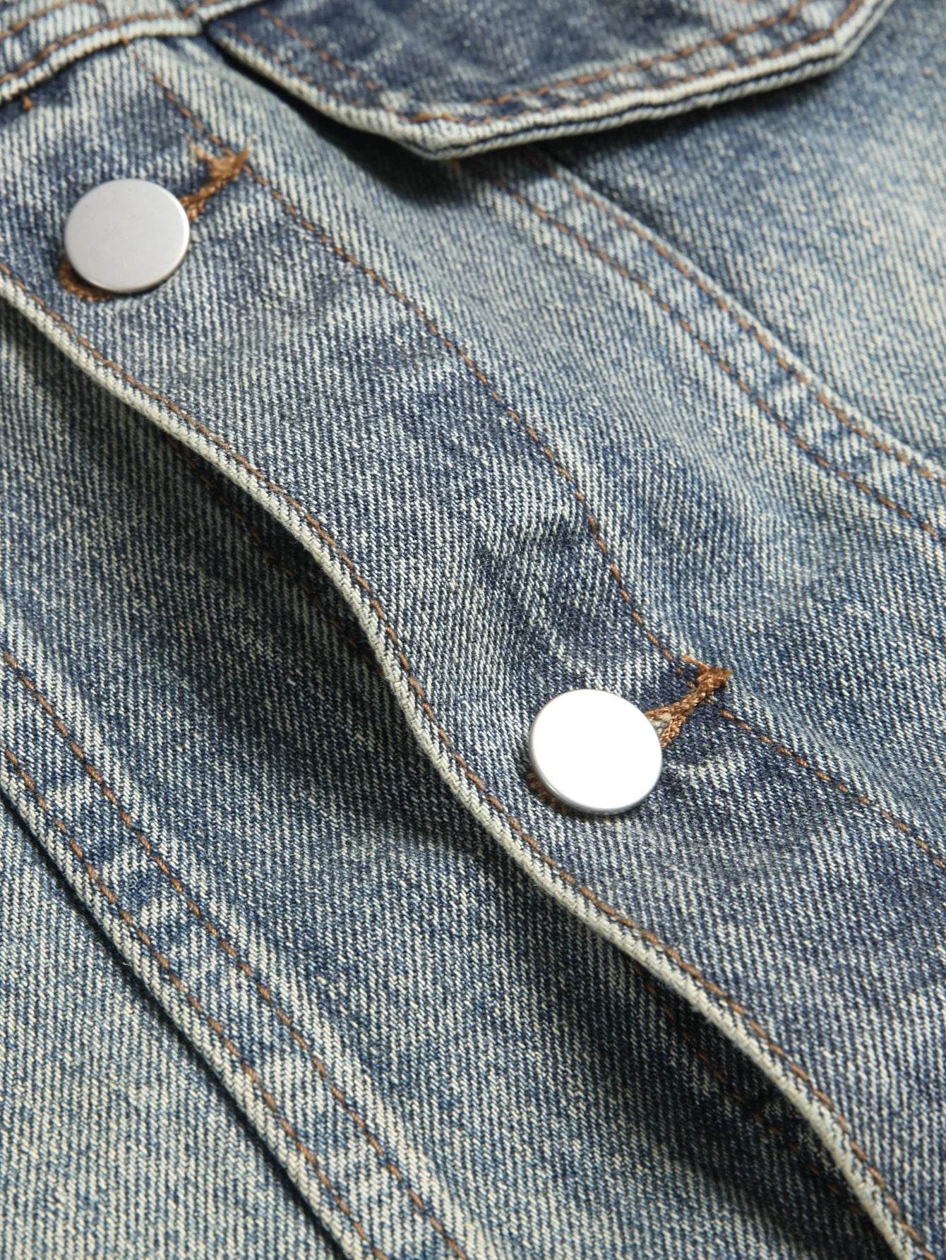 Veste sans manche en jean délavé homme