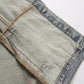 Veste sans manche en jean délavé homme