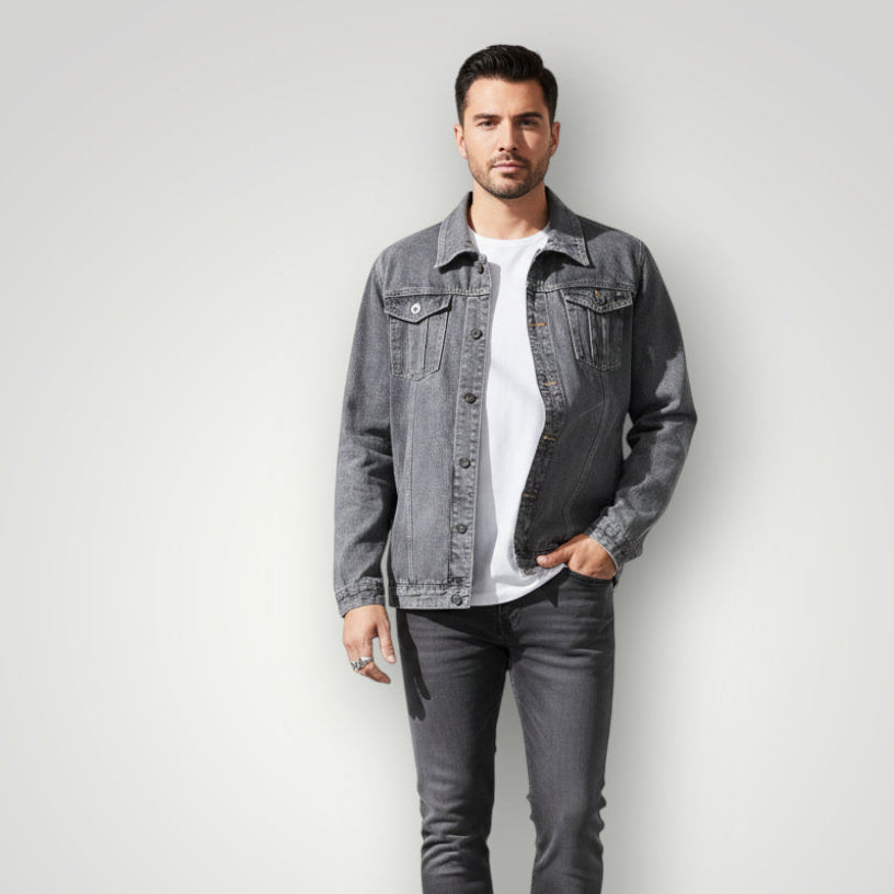 Veste en jean homme vintage