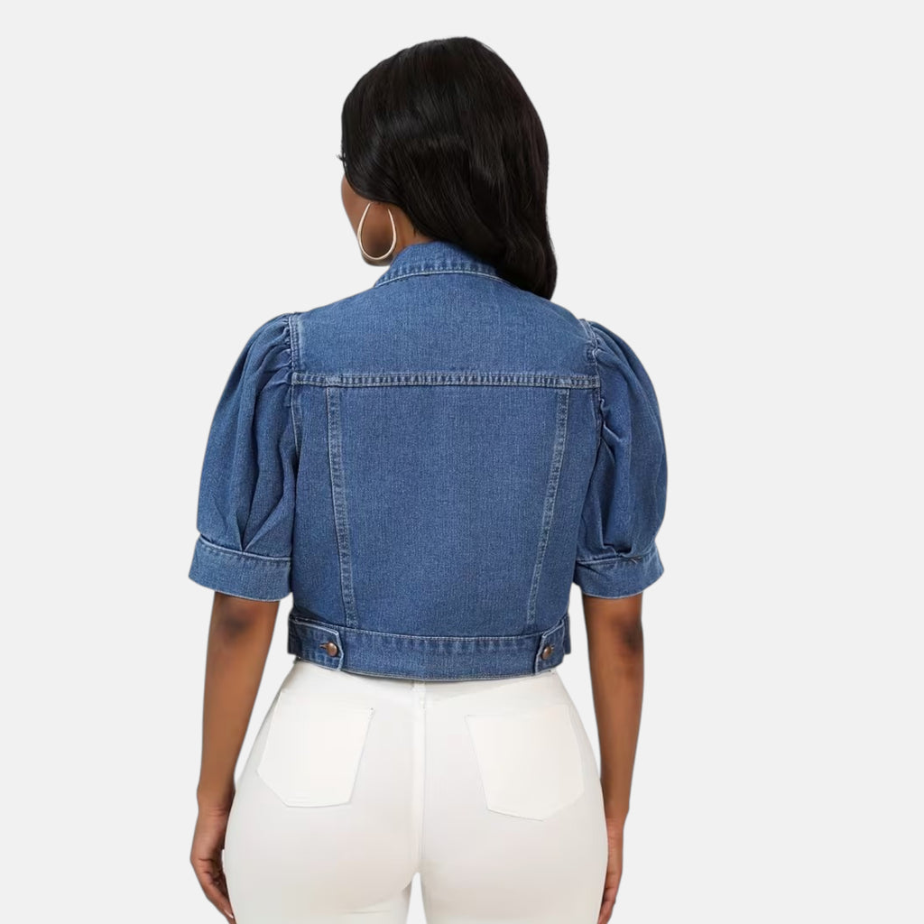 Veste en jean femme ajustée