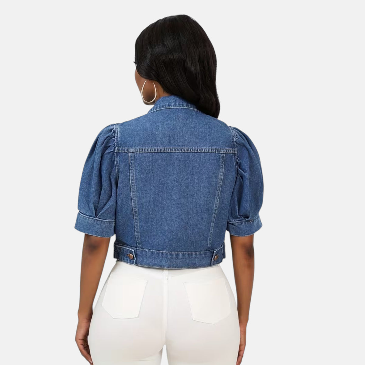 Veste en jean femme ajustée