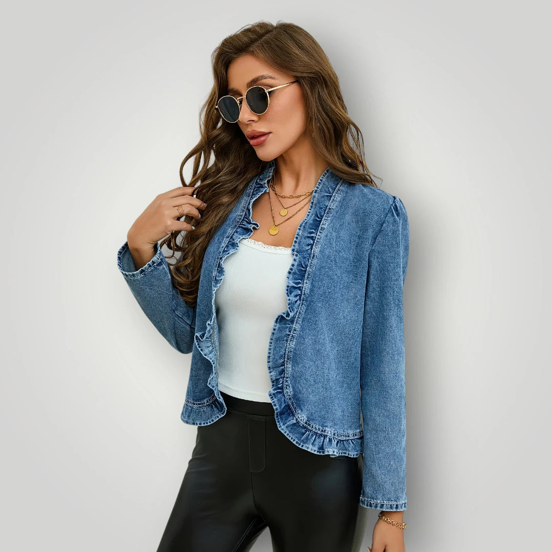 Petite veste en jean femme