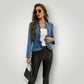 Petite veste en jean femme