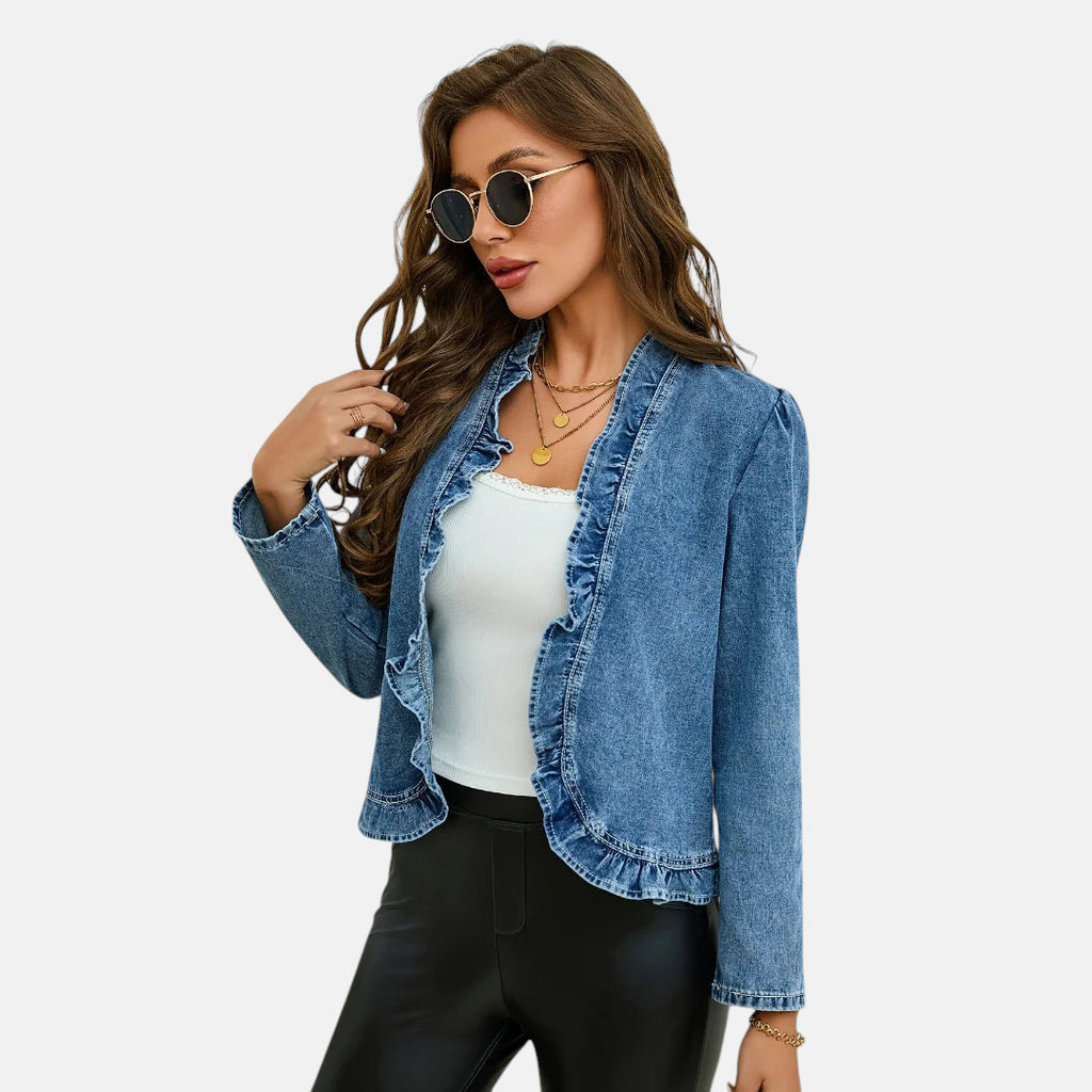 Petite veste en jean femme