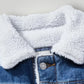 Veste en jean laine homme