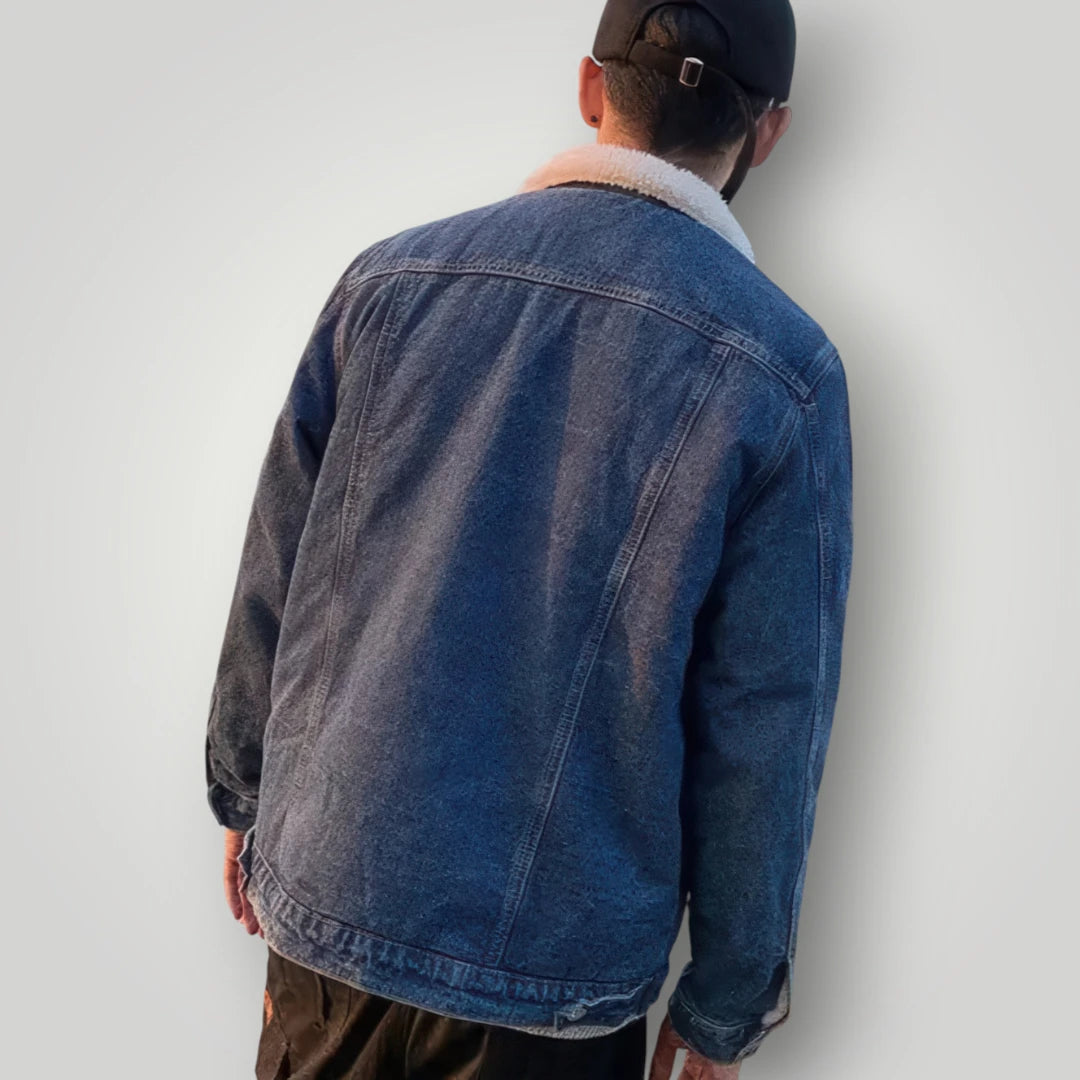 Veste en jean laine homme