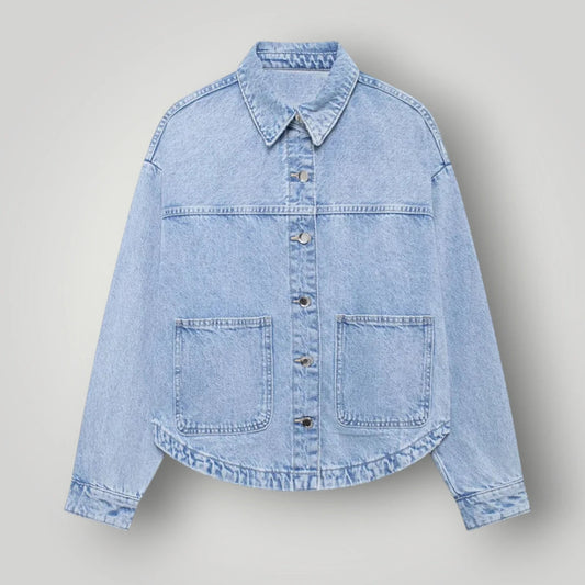 Veste chemise en jean femme