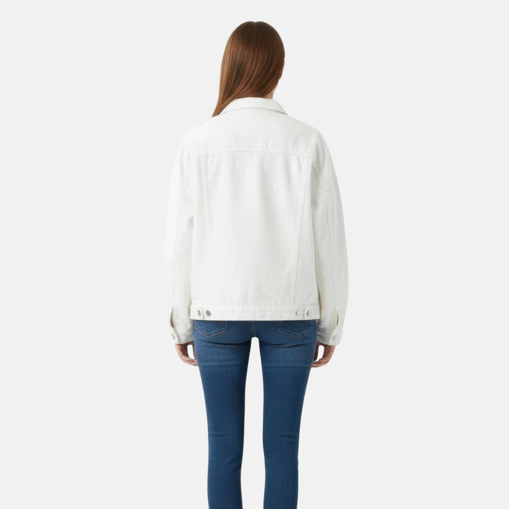 Veste denim blanche