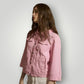 Veste denim rose