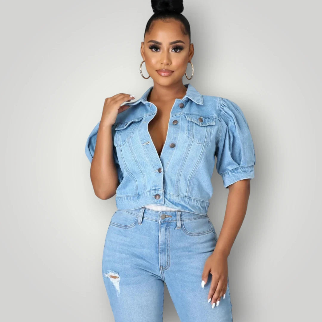 Veste en jean design