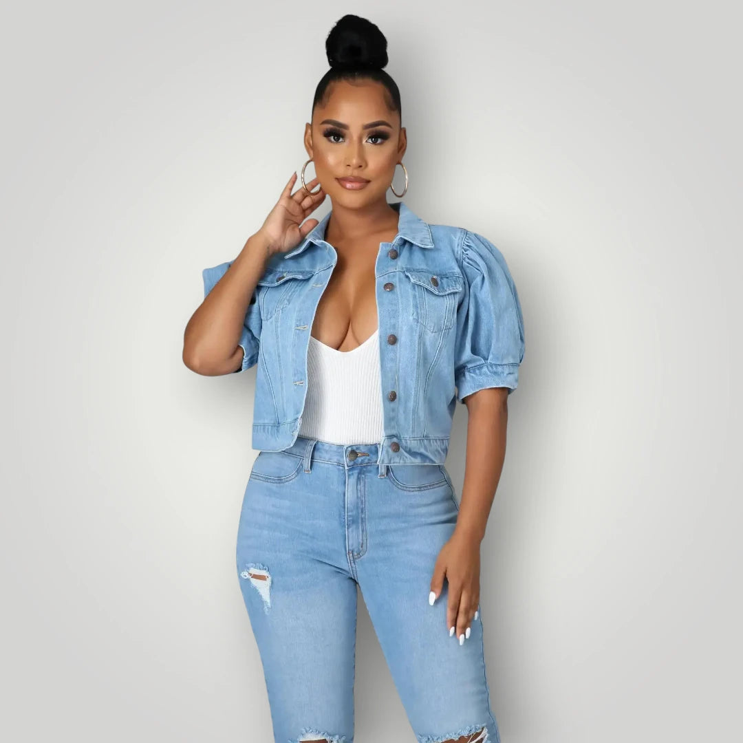 Veste en jean design