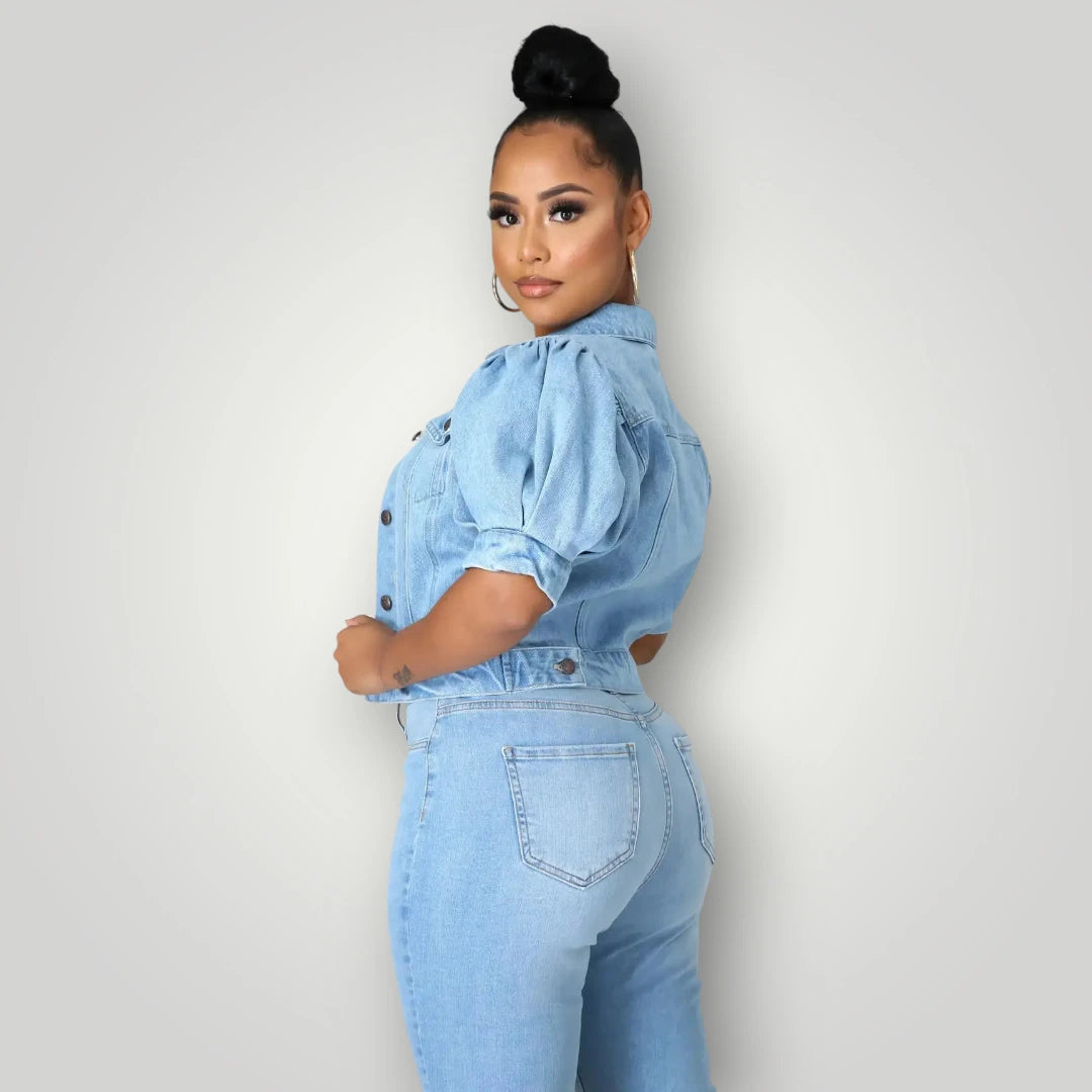 Veste en jean design