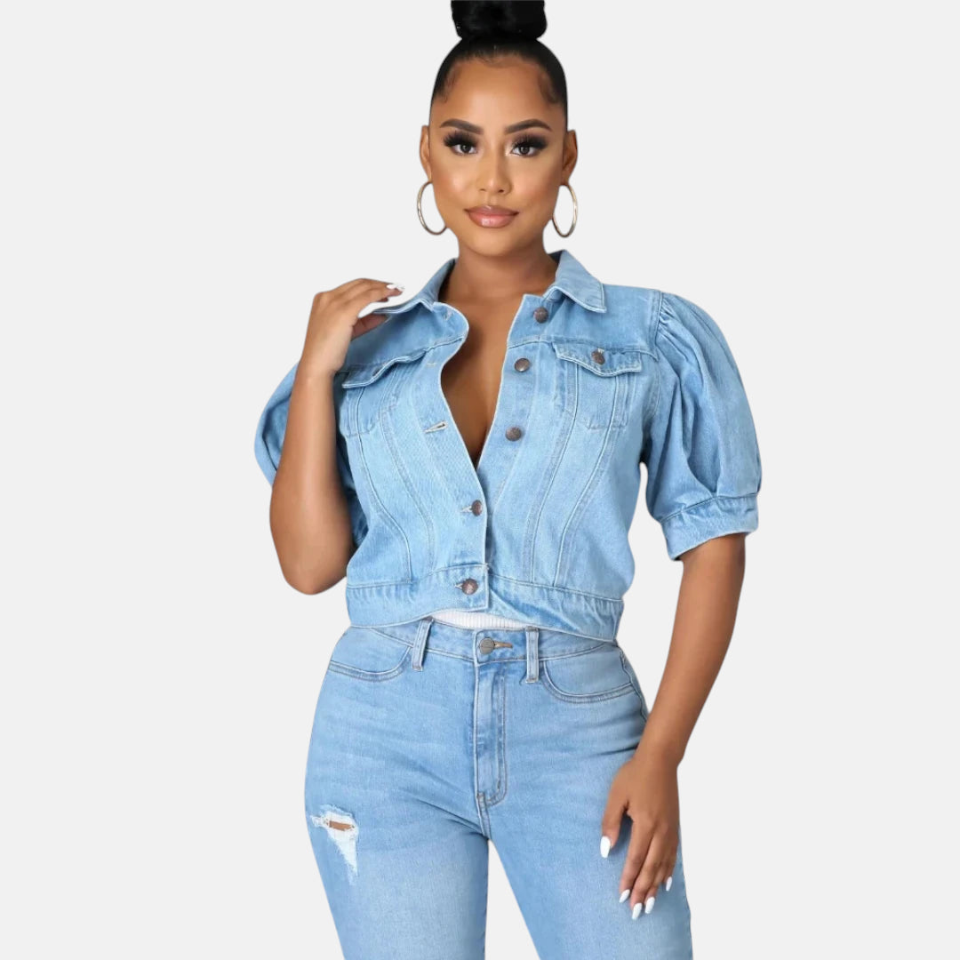 Veste en jean design