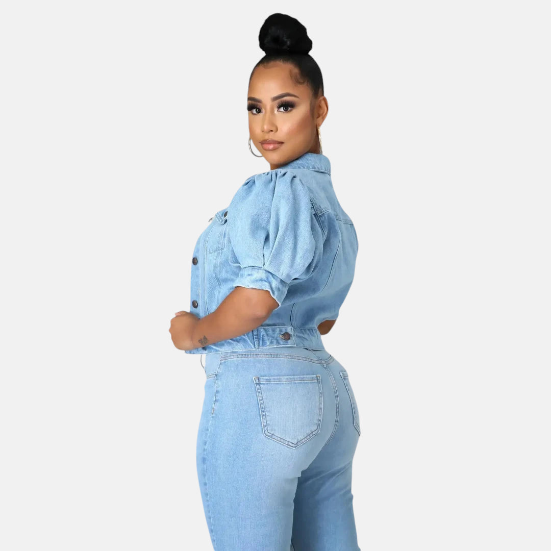 Veste en jean design