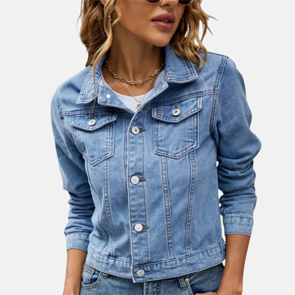 Veste en jean femme classique
