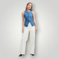 Veste en jean femme courte et cintreé