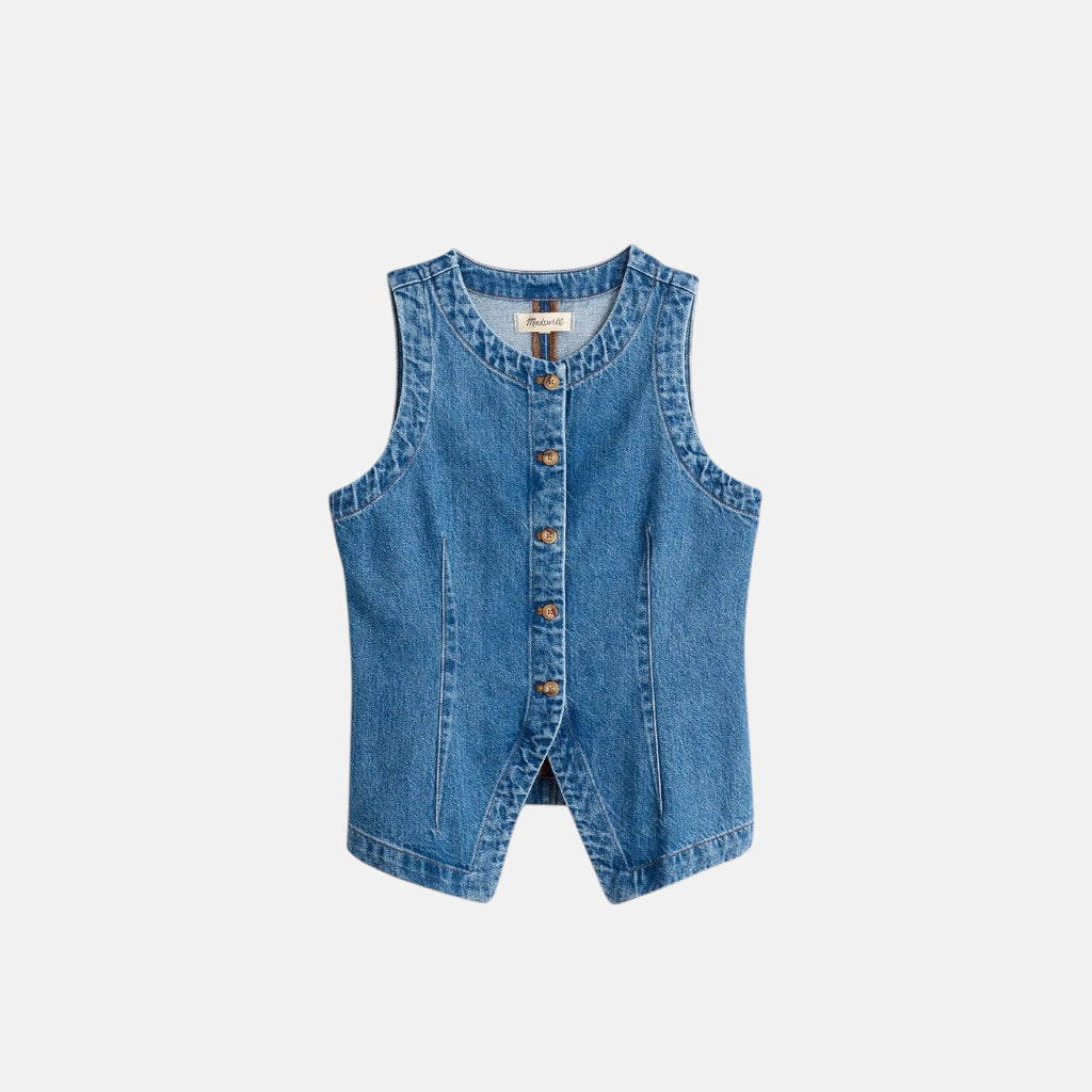 Veste en jean femme courte et cintreé