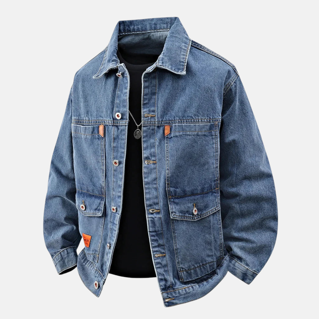 Veste en jean homme tendance