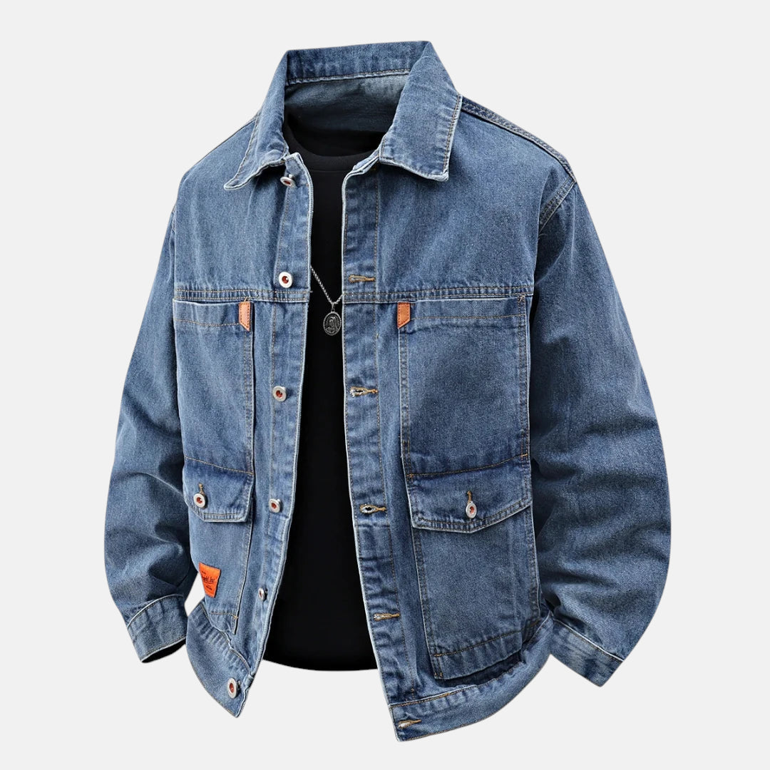 Veste en jean homme tendance