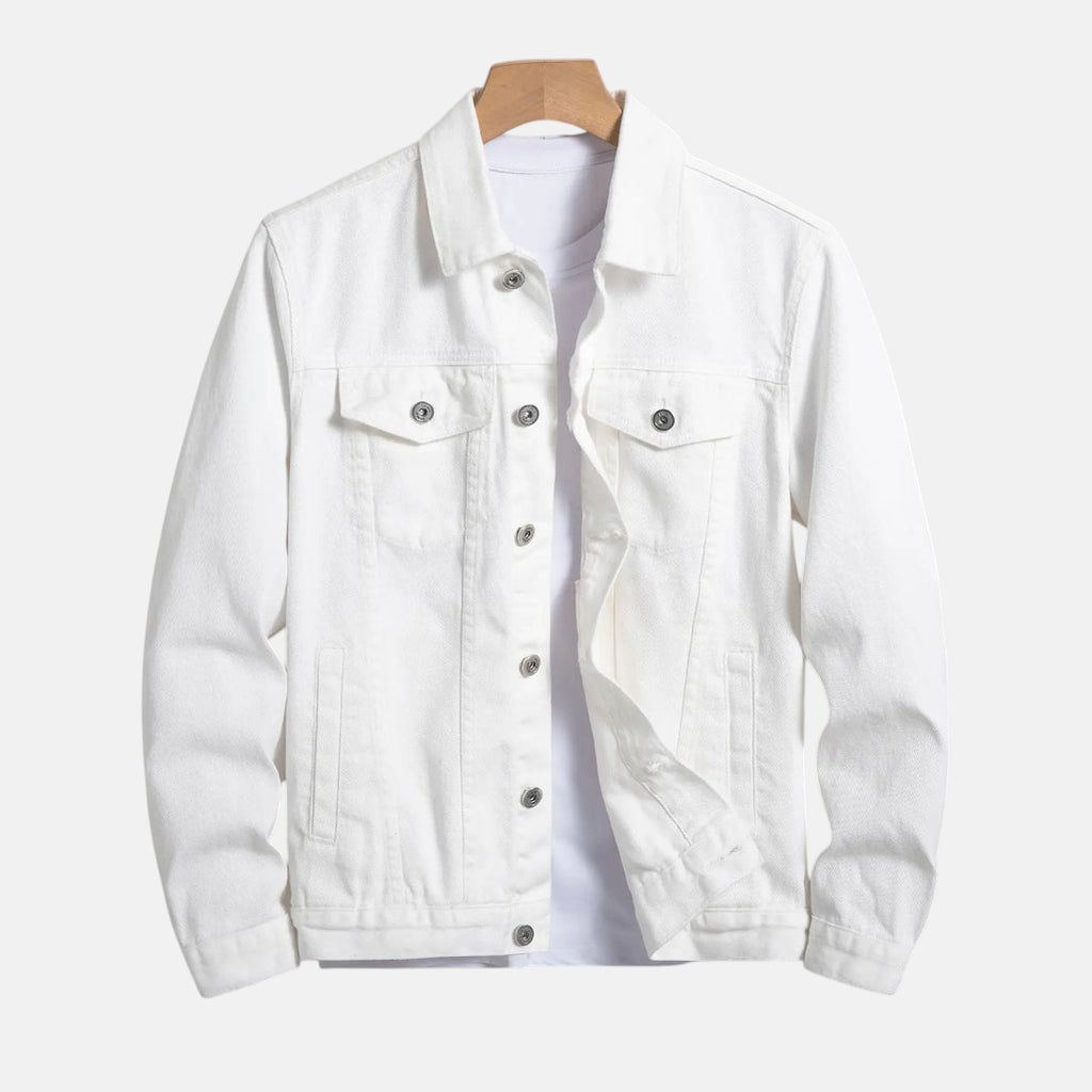 Veste en jean légère homme