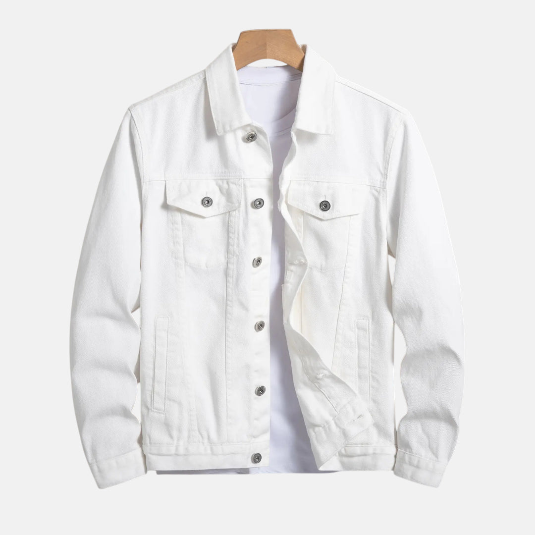 Veste en jean légère homme