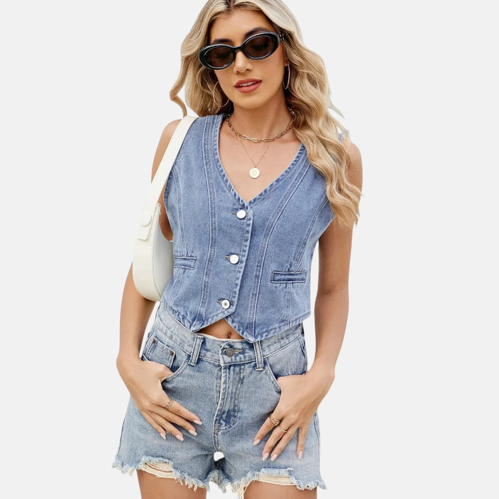 Veste en jean moderne