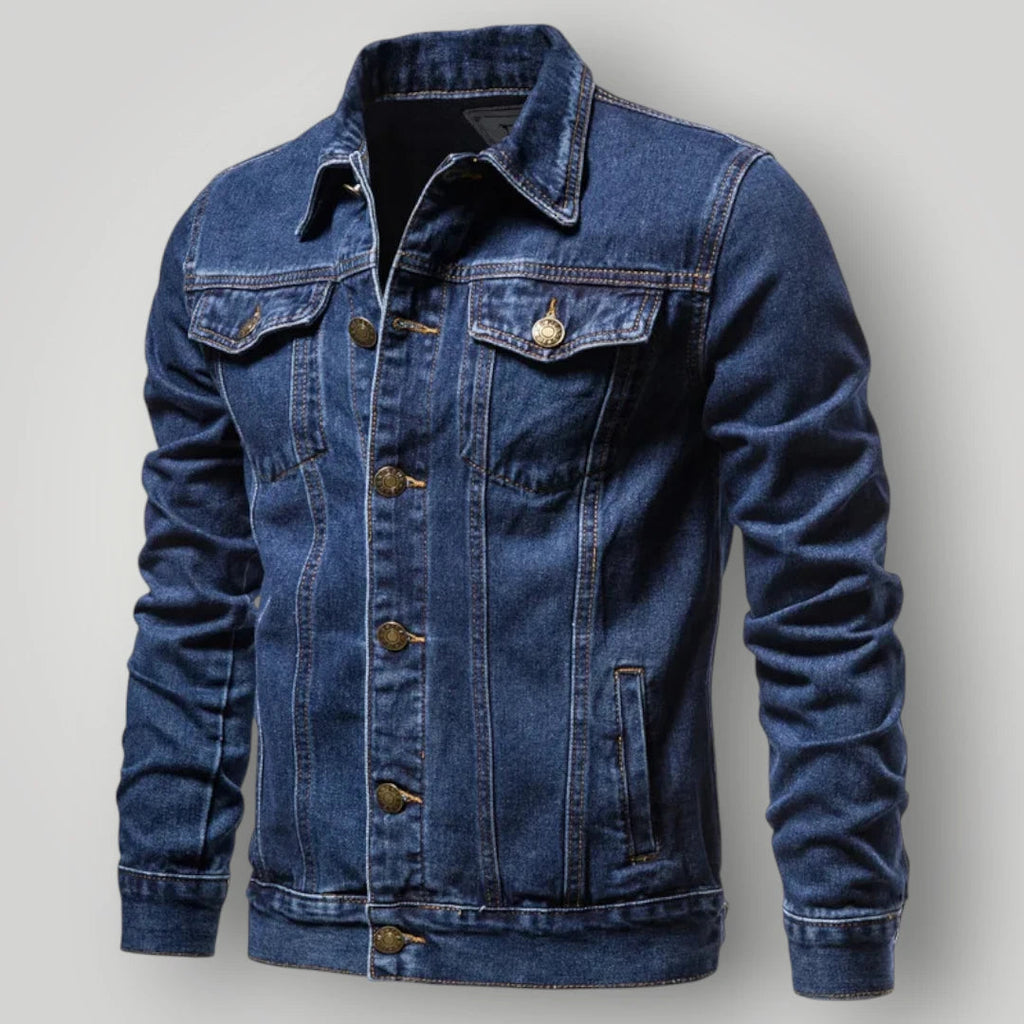 Veste en jean slim homme