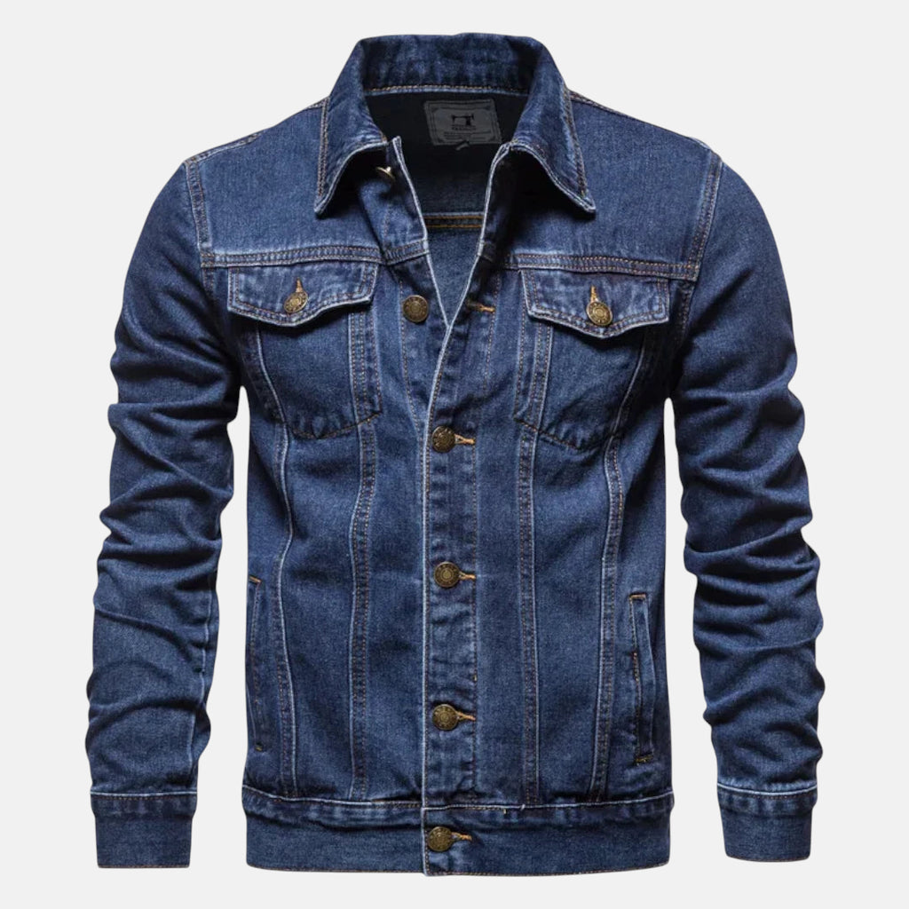 Veste en jean slim homme
