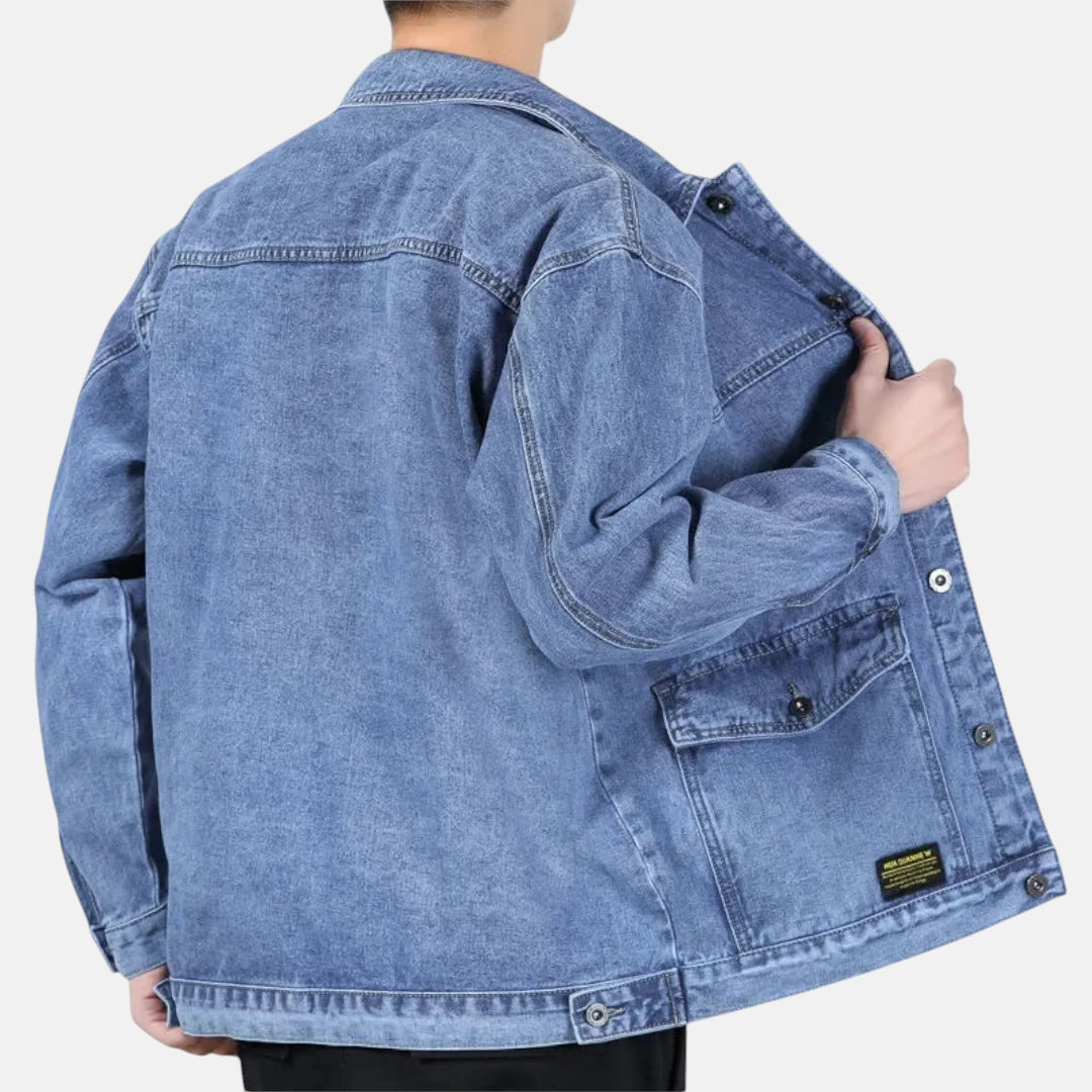 Veste en jean stretch homme