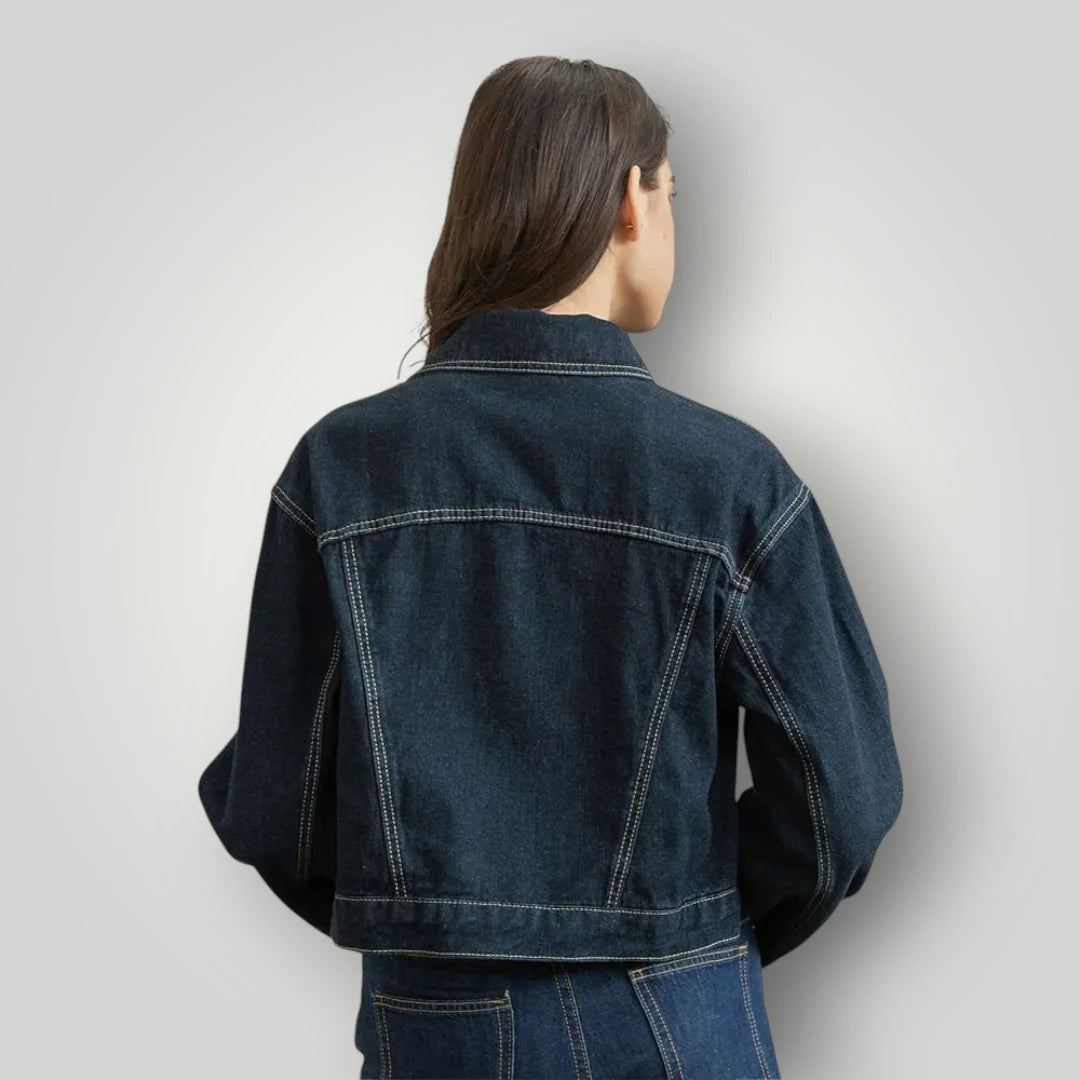 Veste en jean vintage femme