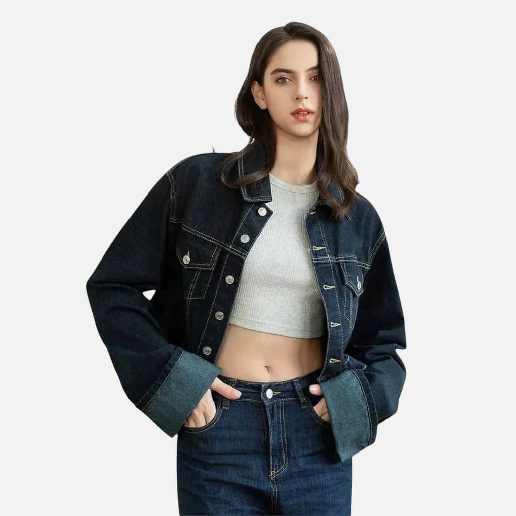 Veste en jean vintage femme