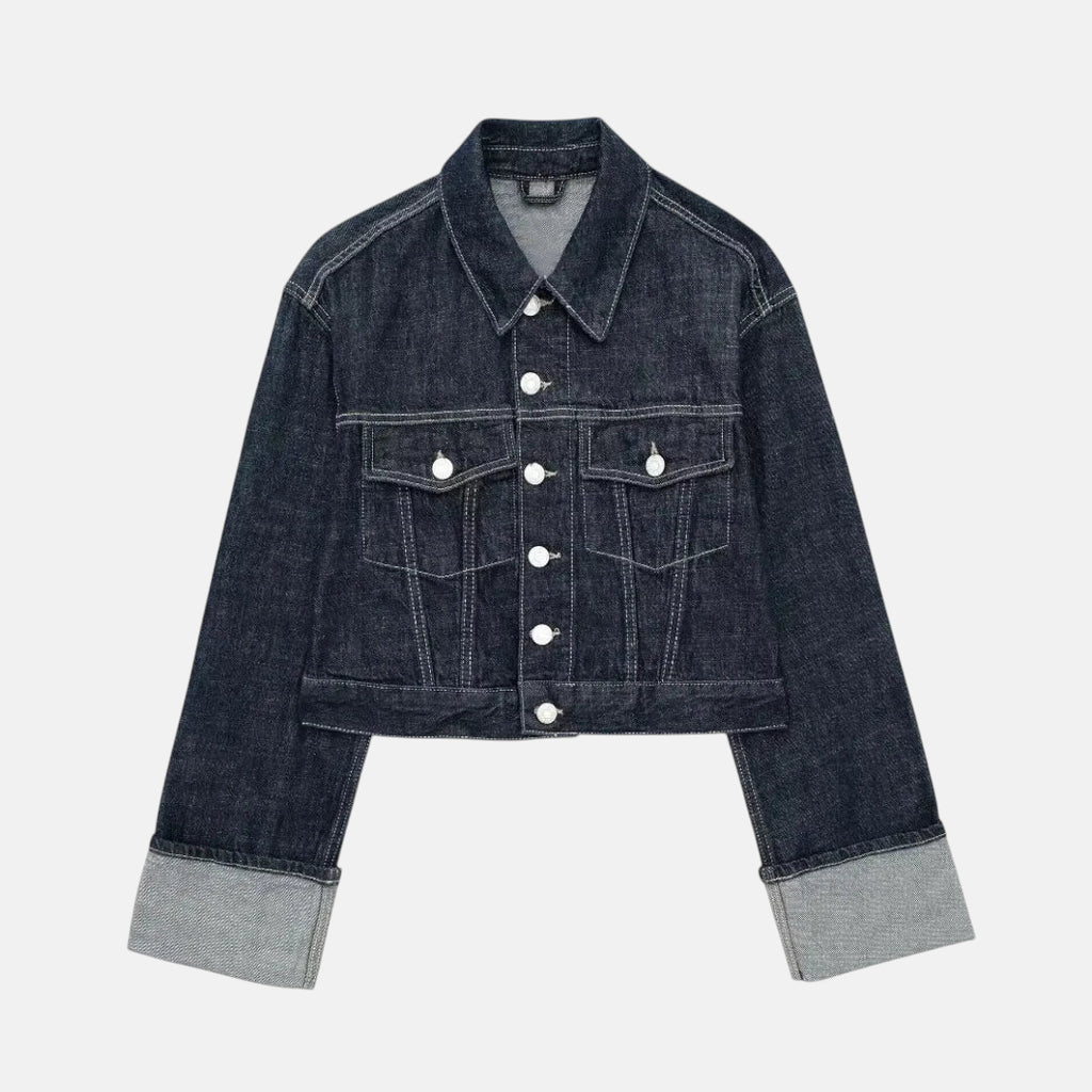 Veste en jean vintage femme