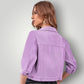 Veste en jean violet