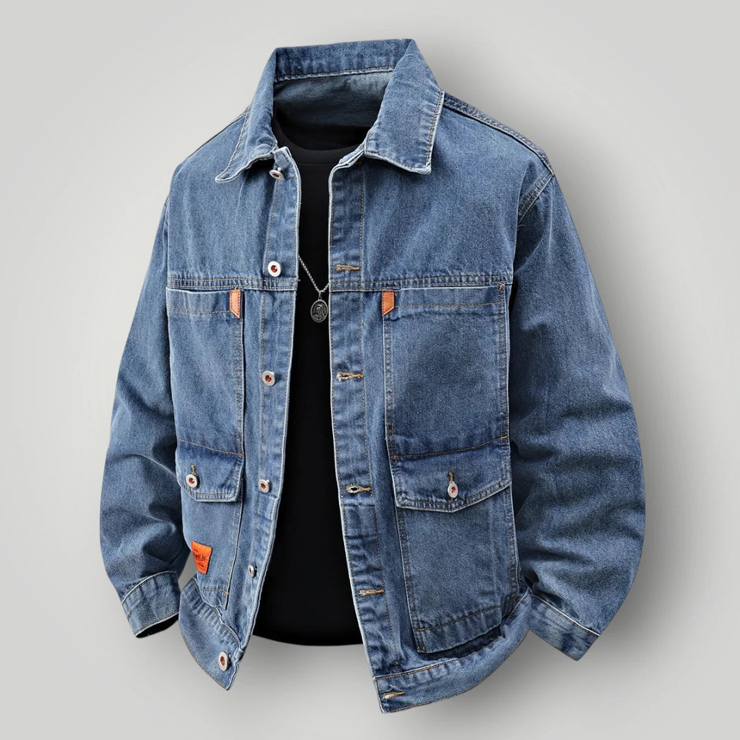 Veste en jean homme tendance