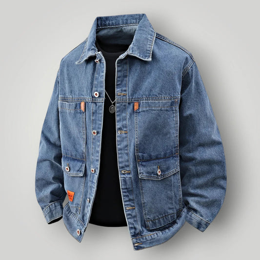 Veste en jean homme tendance
