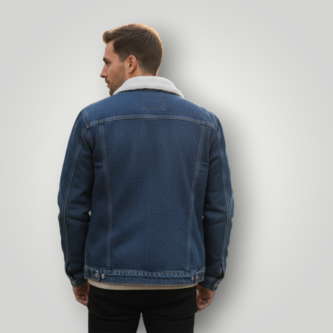 Veste en jean laine homme
